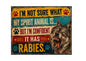 MS796 Vintage Style Metal Sign Funny Sign