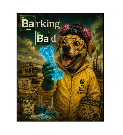 MS564 Vintage Style Metal Sign Funny Dog Sign