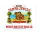 MS323 Vintage Style Metal Sign Webb's Tampa Jewels