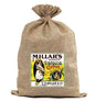 BUR37   Burlap Bag Vintage Style Bag Coffee F.B. Millar's