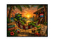 MS816 Vintage Style Metal Sign Funny Alien Sign
