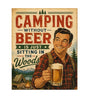 MS548 Vintage Style Metal Sign Funny Camp Sign
