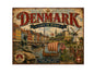 MS693 Vintage Style Metal Sign Denmark