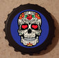 G28 Dark Blue Sugar Skull Bottle Opener - Iris Fashion Jewelry