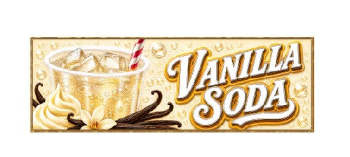 SS70 Metal Sign Vanilla Soda