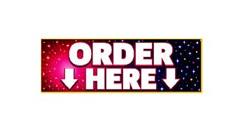 SS65 Metal Sign Order Here Sign