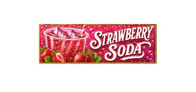 SS62 Metal Sign Strawberry Soda