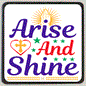 M237 Arise & Shine Refrigerator Magnet - Iris Fashion Jewelry