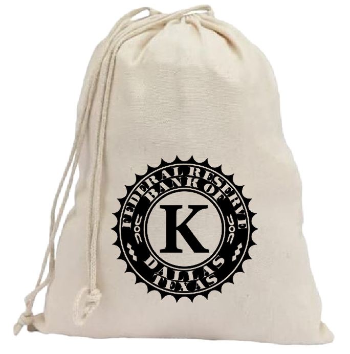 CB24 Federal Reserve of Dallas K Canvas Bag