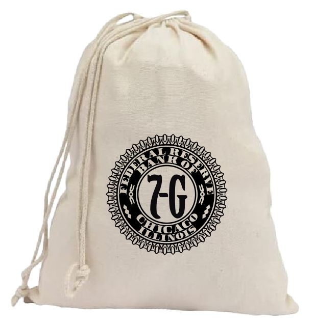 CB66 Coin Collector Federal Reserve Bank Bag 7-G Chicago