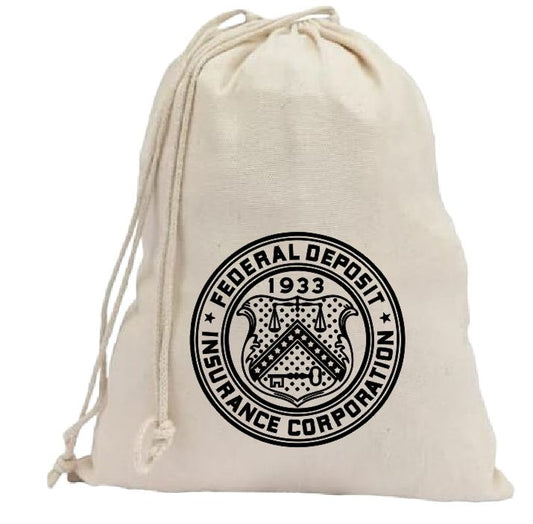 CB38 FDIC Canvas Bank Bag