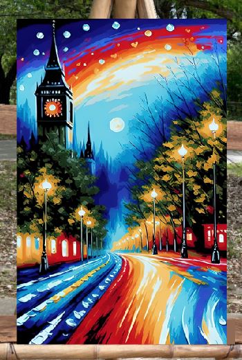 (A014) The Clock Tower Wall Art