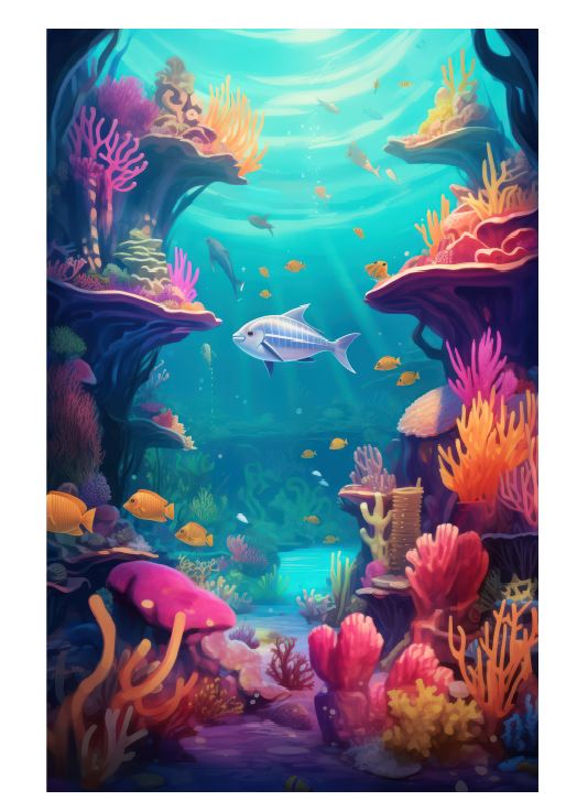 (A238) Coral Wall Art