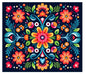MP28 Folk Art Colorful Floral Mouse Pad