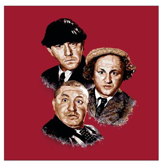 (A207) Three Stooges Wall Art