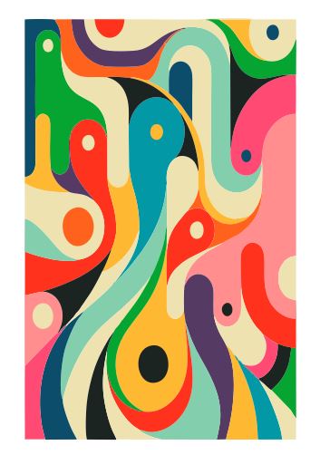 (A087) Abstract Wall Art