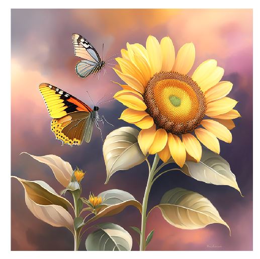 (A076) Butterfly Wall Art