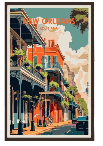 (A167) New Orleans Wall Art