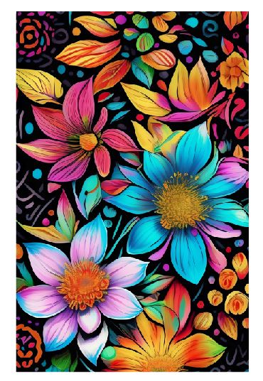 (A077) Flowers Wall Art