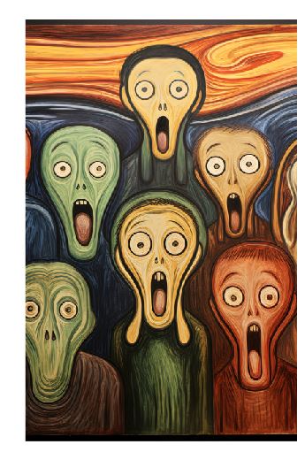 (A024) The Screams Wall Art