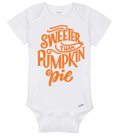 ONE16 Pumpkin Pie Onesie