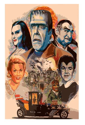 (A134) The Munsters Wall Art