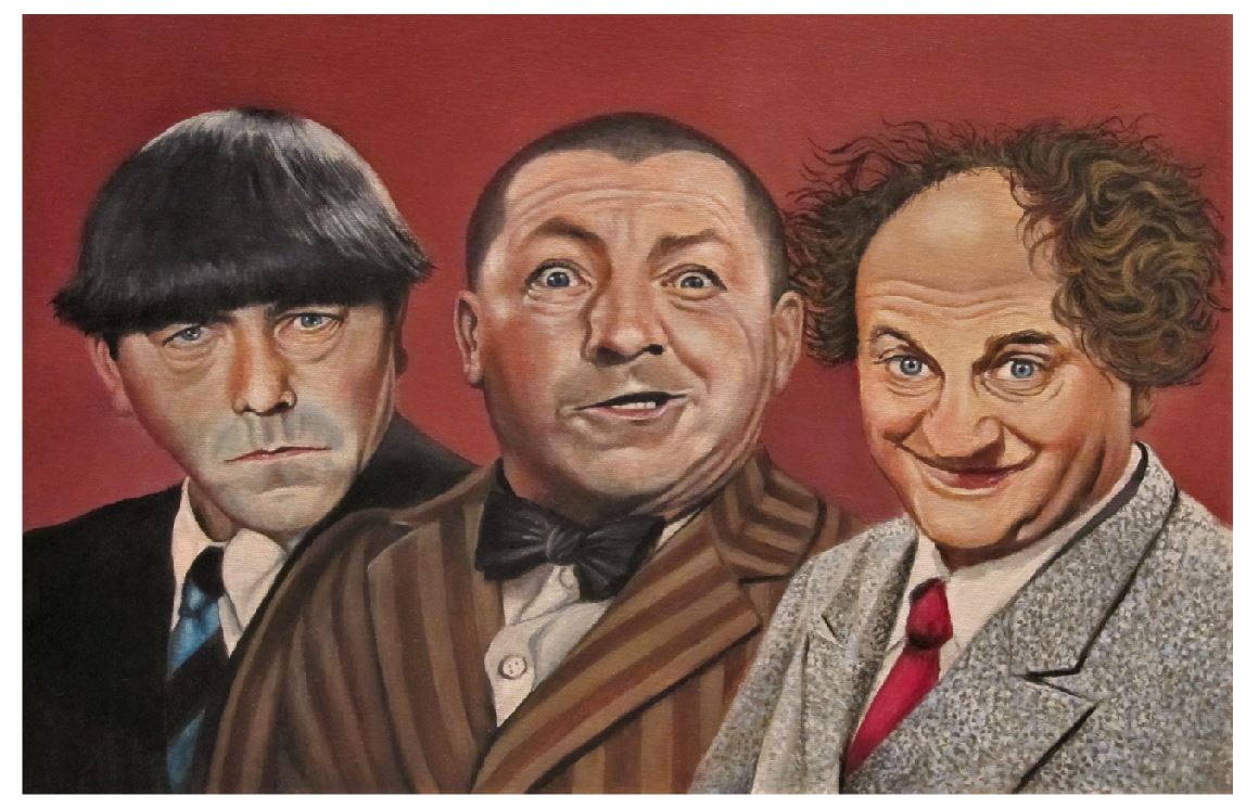 (A206) Three Stooges Wall Art