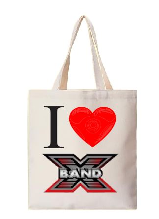 Canvas Tote Bag Book Bag Band X #1