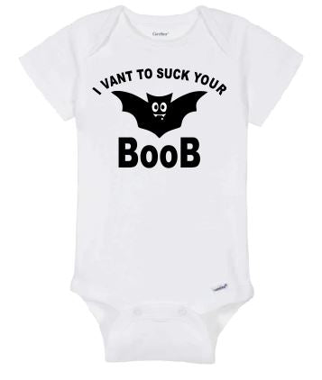 ONE12 Vant To Suck Your Boob Onesie