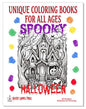 Spooky Halloween Adult Coloring Book AB09