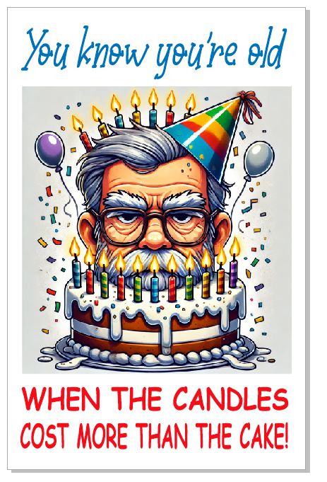 GC15 Happy Birthday Candles Cost More