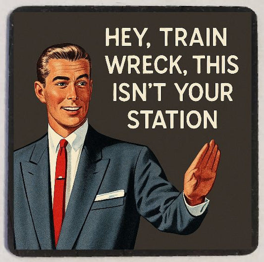M260 Train Wreck Refrigerator Magnet