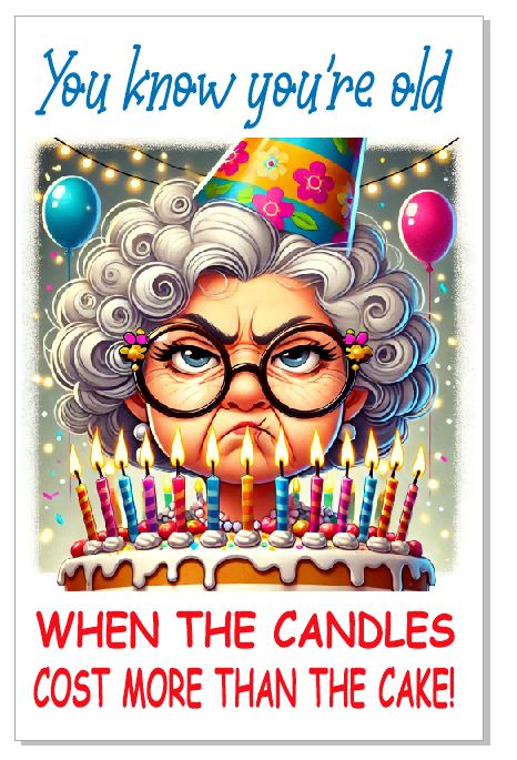 GC14 Happy Birthday Candles Cost More