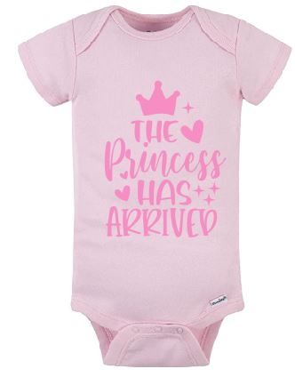 ONE05 The Princess Has Arrived Onesie