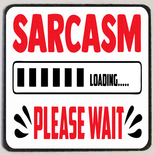 M222 Sarcasm Meter Refrigerator Magnet - Iris Fashion Jewelry