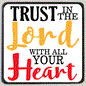 M215 Trust In The Lord Refrigerator Magnet - Iris Fashion Jewelry