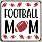 M220 Football Mom Refrigerator Magnet - Iris Fashion Jewelry