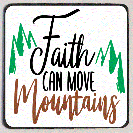 M230 Faith Can Move Mountains Refrigerator Magnet - Iris Fashion Jewelry
