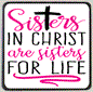 M221 Sisters In Christ Refrigerator Magnet - Iris Fashion Jewelry