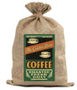 BUR29 Coffee Burlap Bag Vintage Style Bag The Golden Bean