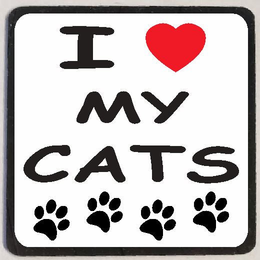 M129 I Love My Cats - Iris Fashion Jewelry