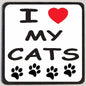 M129 I Love My Cats - Iris Fashion Jewelry