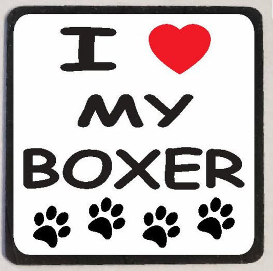 M111 I Love My Boxer - Iris Fashion Jewelry
