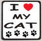 M128 I Love My Cat - Iris Fashion Jewelry