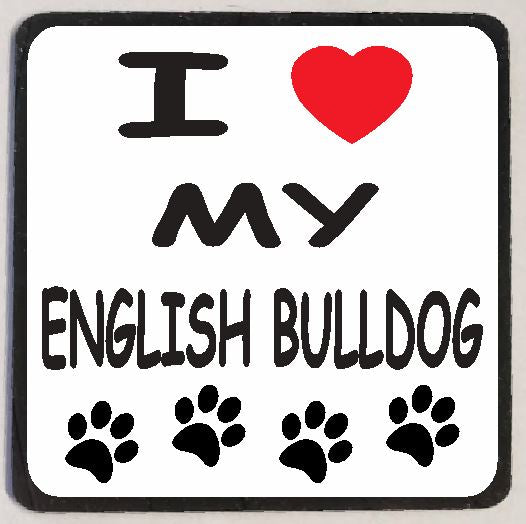 M142 I Love My English Bulldog - Iris Fashion Jewelry