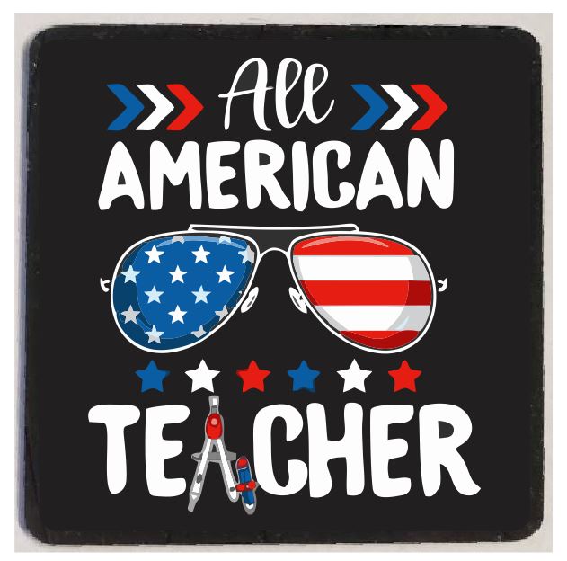 M246 All American Teacher Refrigerator Magnet