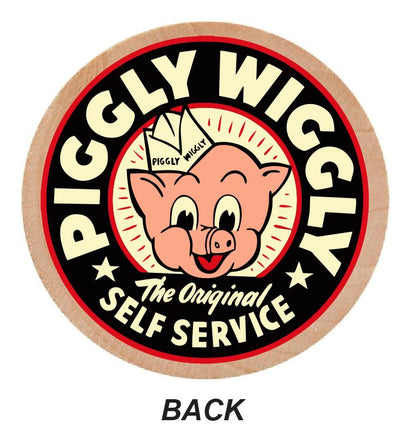 Piggly Wiggly Wooden Nickel 1.5" Collectible (WN-R7231)