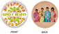 Beatles Sgt. Pepper Wooden Nickel Black 1.5" Collectible WN05