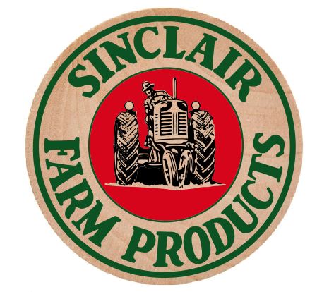 Sinclair Farm Products Wooden Nickel 1.5" Collectible WN13