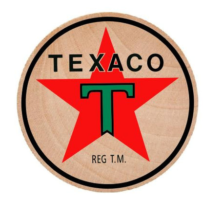 Texaco Gasoline Wooden Nickel 1.5" Collectible WN18